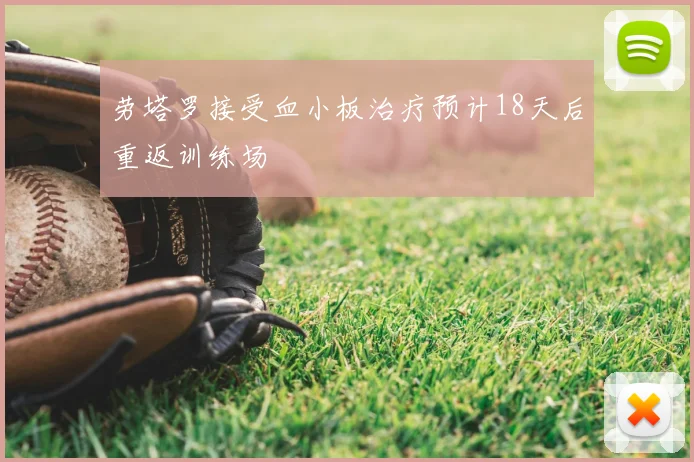 劳塔罗接受血小板治疗预计18天后重返训练场