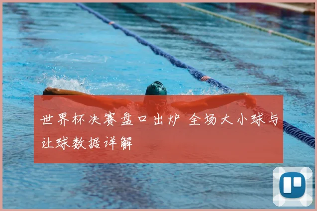 世界杯决赛盘口出炉 全场大小球与让球数据详解