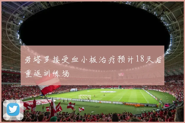 劳塔罗接受血小板治疗预计18天后重返训练场
